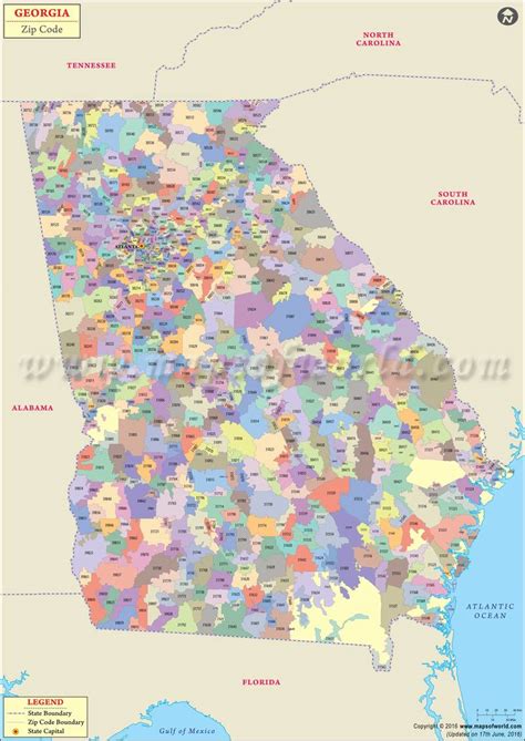 Warner Robins, Georgia (GA) Zip Code Map .